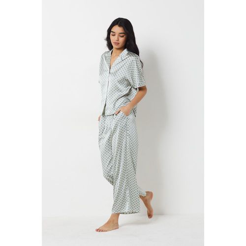 Chemise de pyjama imprimée en satin - Vinia - S - - Etam - Modalova