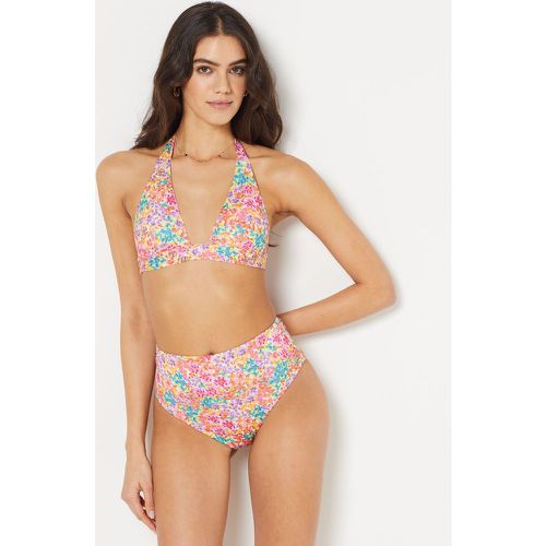 Culotte taille haute bas de maillot imprimé fleuri - Bonita - 42 - Etam - Modalova