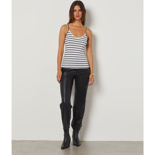 Pantalon 7/8 effet cuir - Jia - 34 - Etam - Modalova