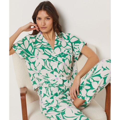 Chemise de pyjama fleurie à manches courtes - Vyne - XS - - Etam - Modalova