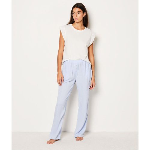 Pantalon de pyjama droit en lin - Isame - XS - Etam - Modalova