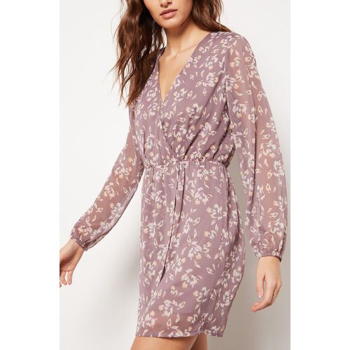 Robe courte portefeuille imprimé floral - Primrose - S - - Etam - Modalova