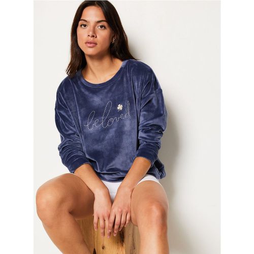 Sweat de pyjama en velours - Loeva - XS - Etam - Modalova