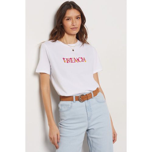 T-shirt imprimé 'french' en coton - Vayso - XS - - Etam - Modalova