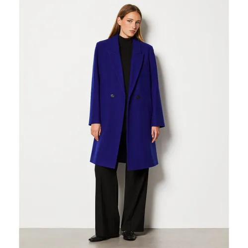 Manteau long boutonné avec laine - Victoire - 34 - Etam - Modalova