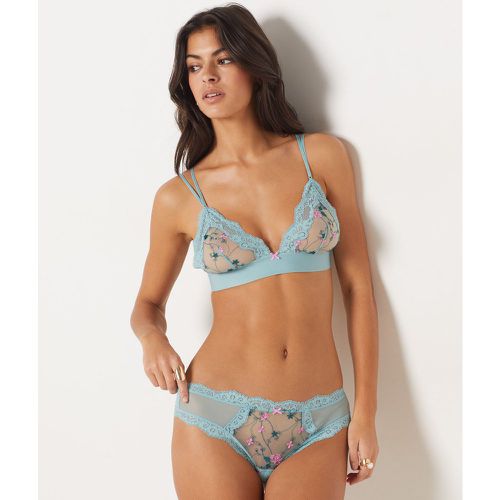 Soutien-gorge n.8 - le triangle sans armatures - Escapade Broderie - 85B - Etam - Modalova