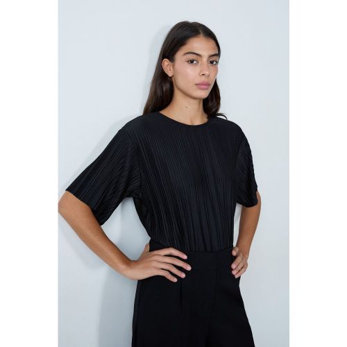 Top plissé à manches courtes - Gilante Top - XS - Etam - Modalova