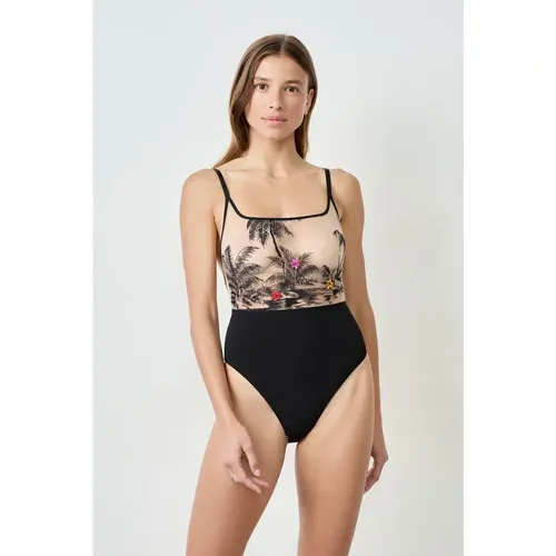 Body brodé - Flamingo - XS - Etam - Modalova