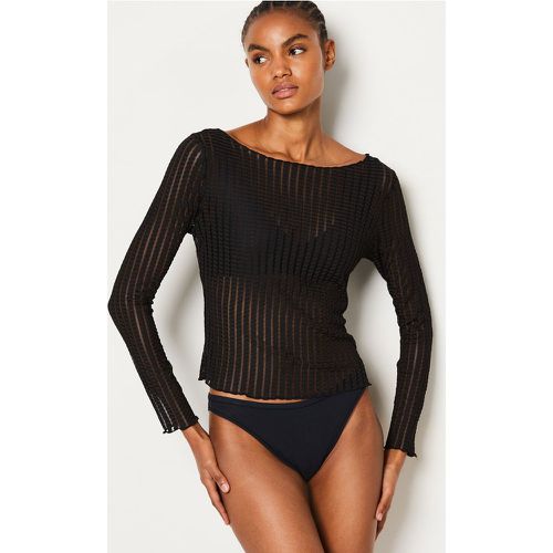 Top manches longues rayures transparentes - Nevra - S - Etam - Modalova