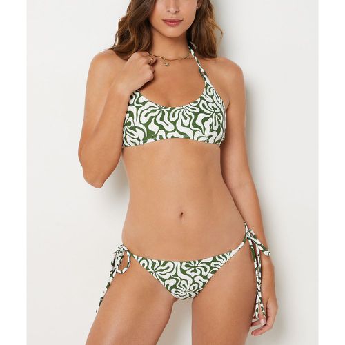 Culotte bikini ficelle bas de maillot fleuri à nouer - Hawai - 40 - Etam - Modalova