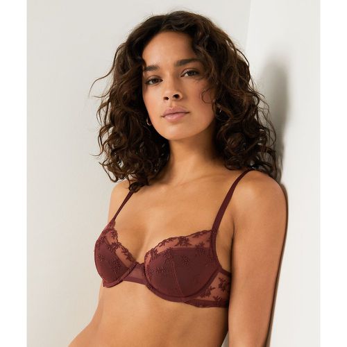 Soutien-gorge à coques fines brodé - Idylle - 85C - Etam - Modalova