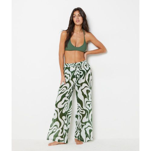 Pantalon de plage à motif en coton - Hawai - S - Etam - Modalova