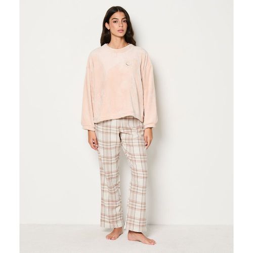 Ensemble 2 pièces de pyjamas polaire - Miel - XS - Etam - Modalova