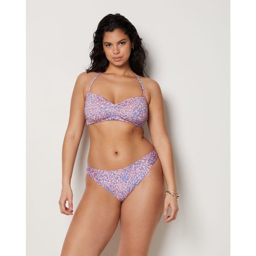 Bandeau armaturé haut de maillot imprimé léopard - Rosalia - 85D - Etam - Modalova