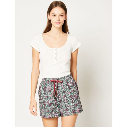 Short de pyjama en coton à motifs fleurs - Wallis - XS - Etam - Modalova