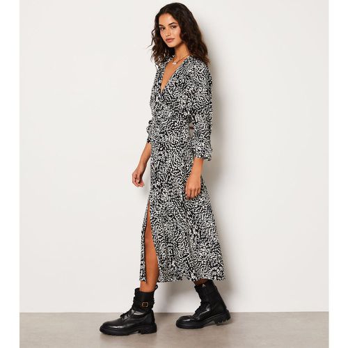 Robe longue à motifs manches 3/4 - Mija Imp - XS - Etam - Modalova