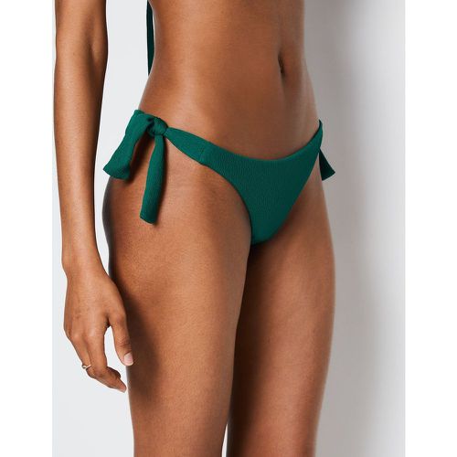 Bikini brésilien à nouer bas de maillot texturé - Sequoia - 34 - - Etam - Modalova