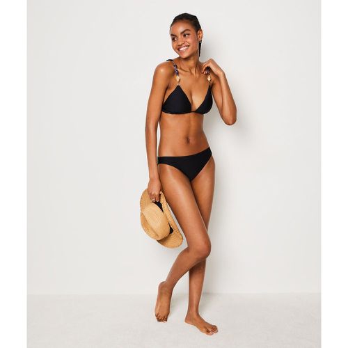 Triangle détails perles haut de maillot satiné - Strap Swim - S - Etam - Modalova