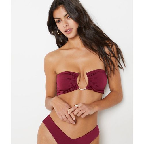 Bandeau haut de maillot détail anneau satiné - Nouba - 36 - Etam - Modalova