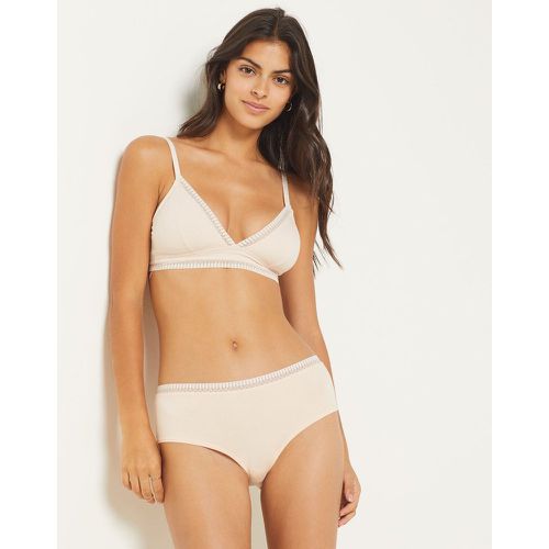 Triangle sans armatures, pads amovibles en coton - Happily - 90B - Etam - Modalova