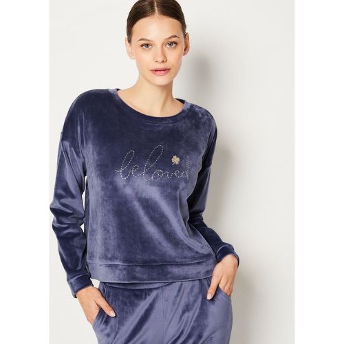 Sweat de pyjama en velours - Loeva - L - Etam - Modalova