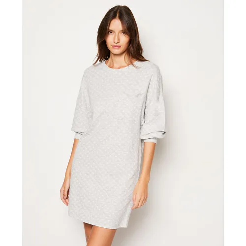 Chemise de nuit en coton à pois - Gary - XS - Etam - Modalova