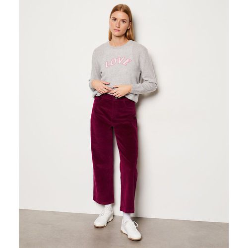 Pantalon velours en coton coupe large - Letizia - 34 - Etam - Modalova