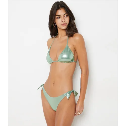 Triangle haut de maillot effet miroir - Chrome - 42 - Etam - Modalova