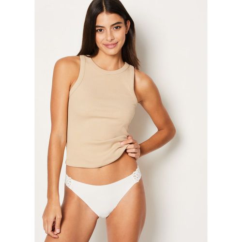 Culotte en microfibre et dentelle - Wish - XS - Etam - Modalova