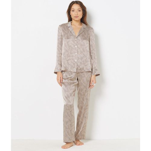 Chemise de pyjama en soie imprimé léopard - Pearly - S - - Etam - Modalova