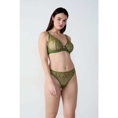 Soutien-gorge corbeille broderie fleurie - Gourmandise - 85B - Etam - Modalova