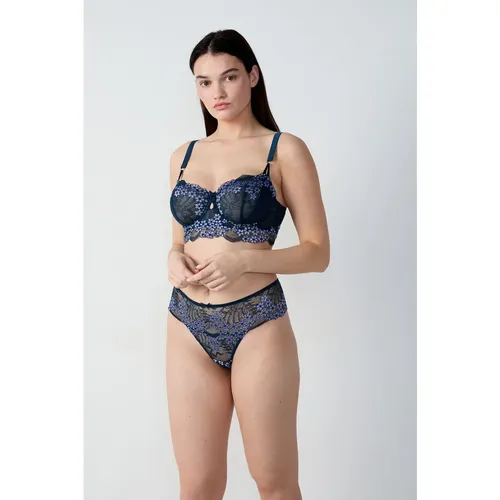 Soutien-gorge n.9 - balconnet broderie fleurie - Somptueuse - 85B - Etam - Modalova