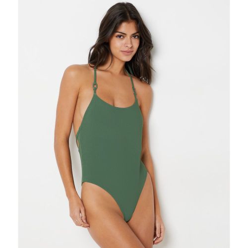 Maillot de bain 1 pièce dos nu détails anneaux - Waimea - 36 - Etam - Modalova