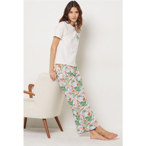 Pantalon de pyjama imprimé 7/8ème - Vaiana - XS - - Etam - Modalova