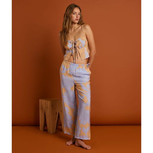 Pantalon de pyjama imprimé fleuri - Magnolia - S - Etam - Modalova