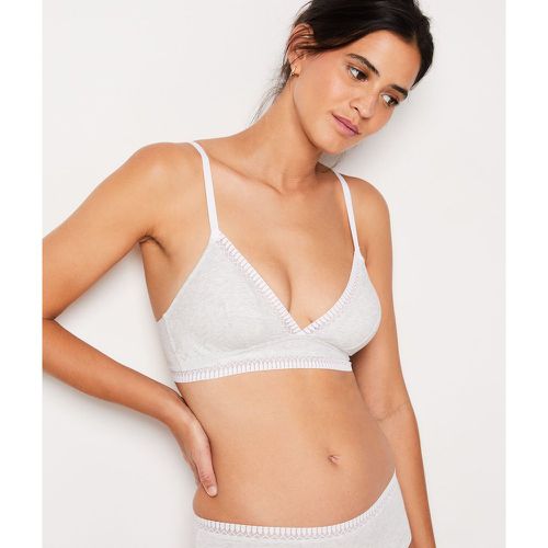 Triangle sans armatures en coton - Happily - 95C - Etam - Modalova