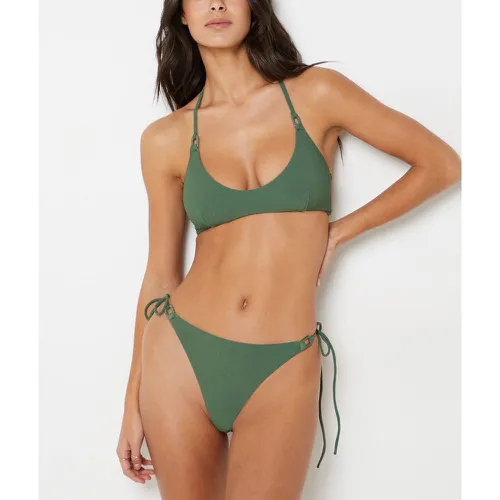 Brassière haut de maillot texturé détails anneaux - Waimea - 36 - Etam - Modalova