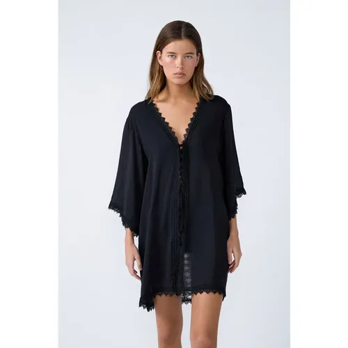 Kimono bords brodé - Samana B - S/M - Etam - Modalova