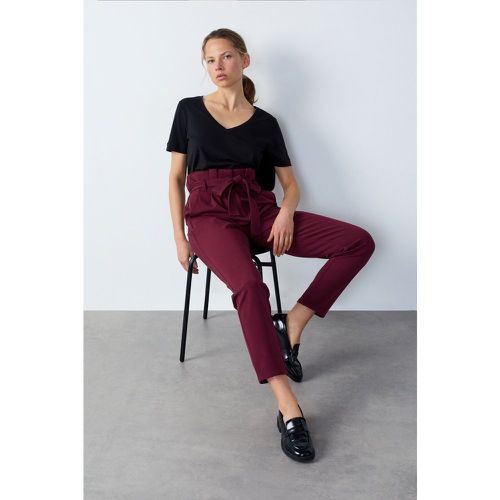 Pantalon coupe carotte à nouer - Odeve - 36 - Etam - Modalova