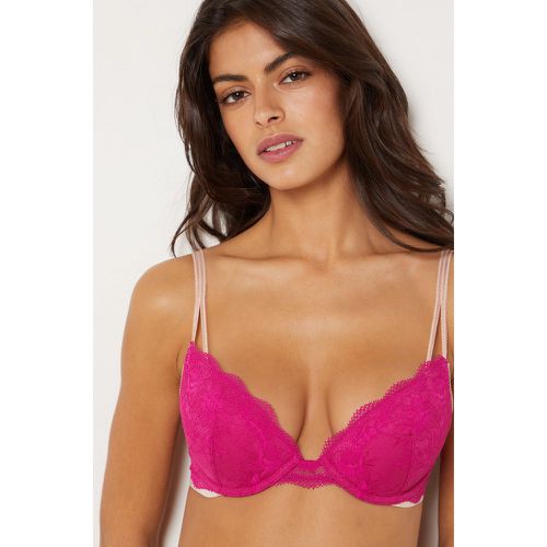 Soutien-gorge n.2 - le push up plongeant  - Liberte - 85B - - Etam - Modalova