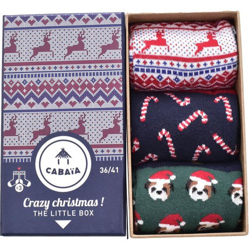 CAB224RCYX SOCK X3 CRAZY CHRISTMAS WOMEN - Cabaia - Modalova