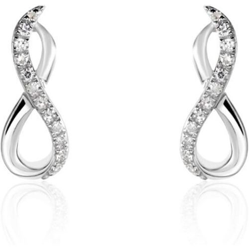 Boucles D'oreilles Puces Osanna Or Diamants - Histoire d'Or - Modalova