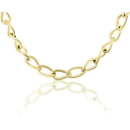 Collier Justinien Acier DorÃ© - Histoire d'Or - Modalova