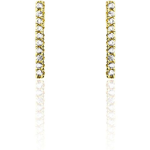 Boucles D'oreilles Pendantes Priscilla Or Oxyde De Zirconium - Histoire d'Or - Modalova