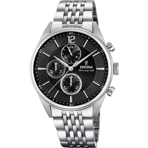 Montre Timeless Chronograph Noir - Festina - Modalova