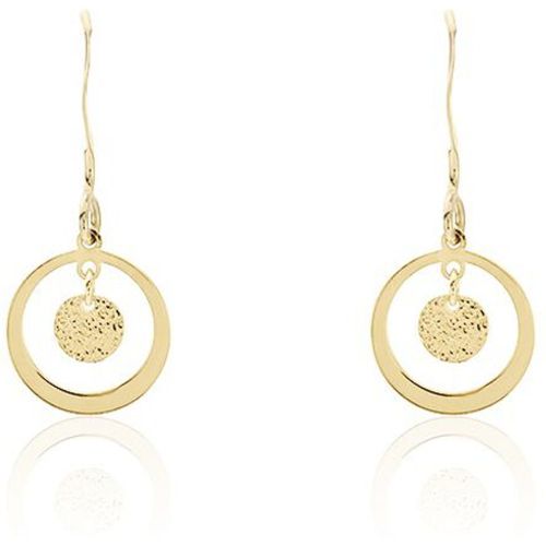 Boucles D'oreilles Pendantes Johnnie PlaquÃ© Or - Histoire d'Or - Modalova