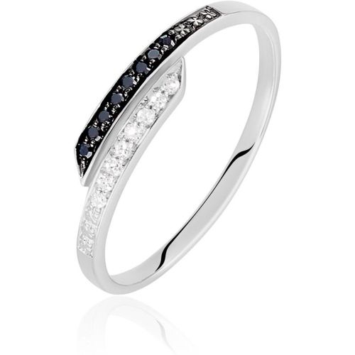 Bague Nazima Or Blanc Diamant - Histoire d'Or - Modalova