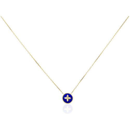 Collier Talisman Or Lapis Lazuli Diamant - Histoire d'Or - Modalova