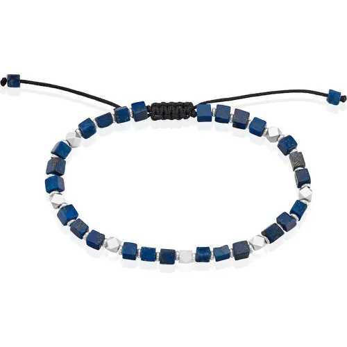 Bracelet Cusco Acier Lapis Lazuli - Histoire d'Or - Modalova