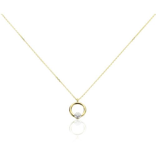 Collier Gisa Jaune Diamant Blanc - Histoire d'Or - Modalova